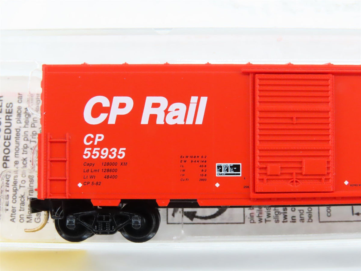 N Micro-Trains MTL 24260 CP Rail Canadian Pacific Railroad 40&#39; Box Car #55935