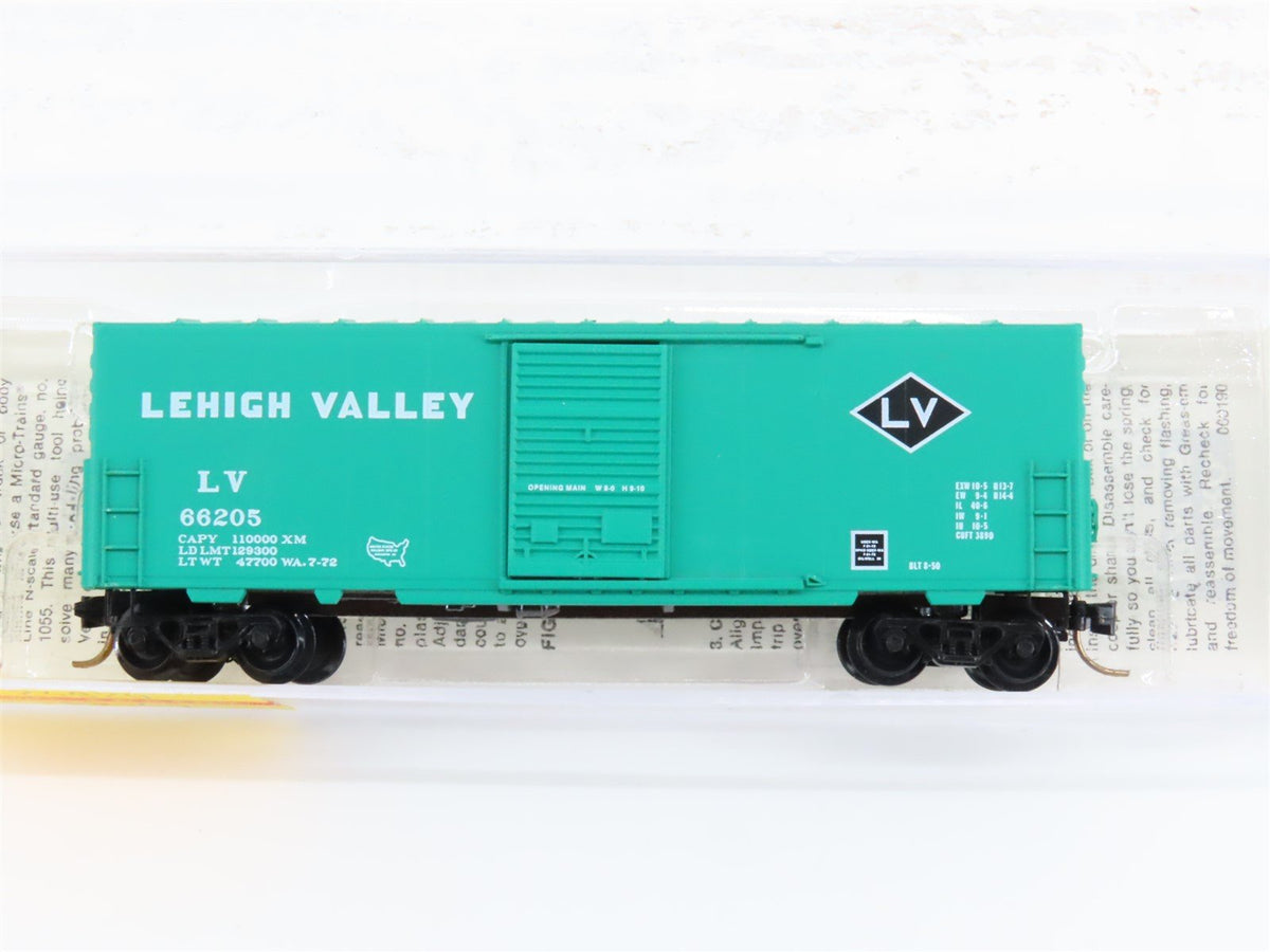 N Scale Micro-Trains MTL 24020 LV Lehigh Valley Railroad 40&#39; Box Car #66205