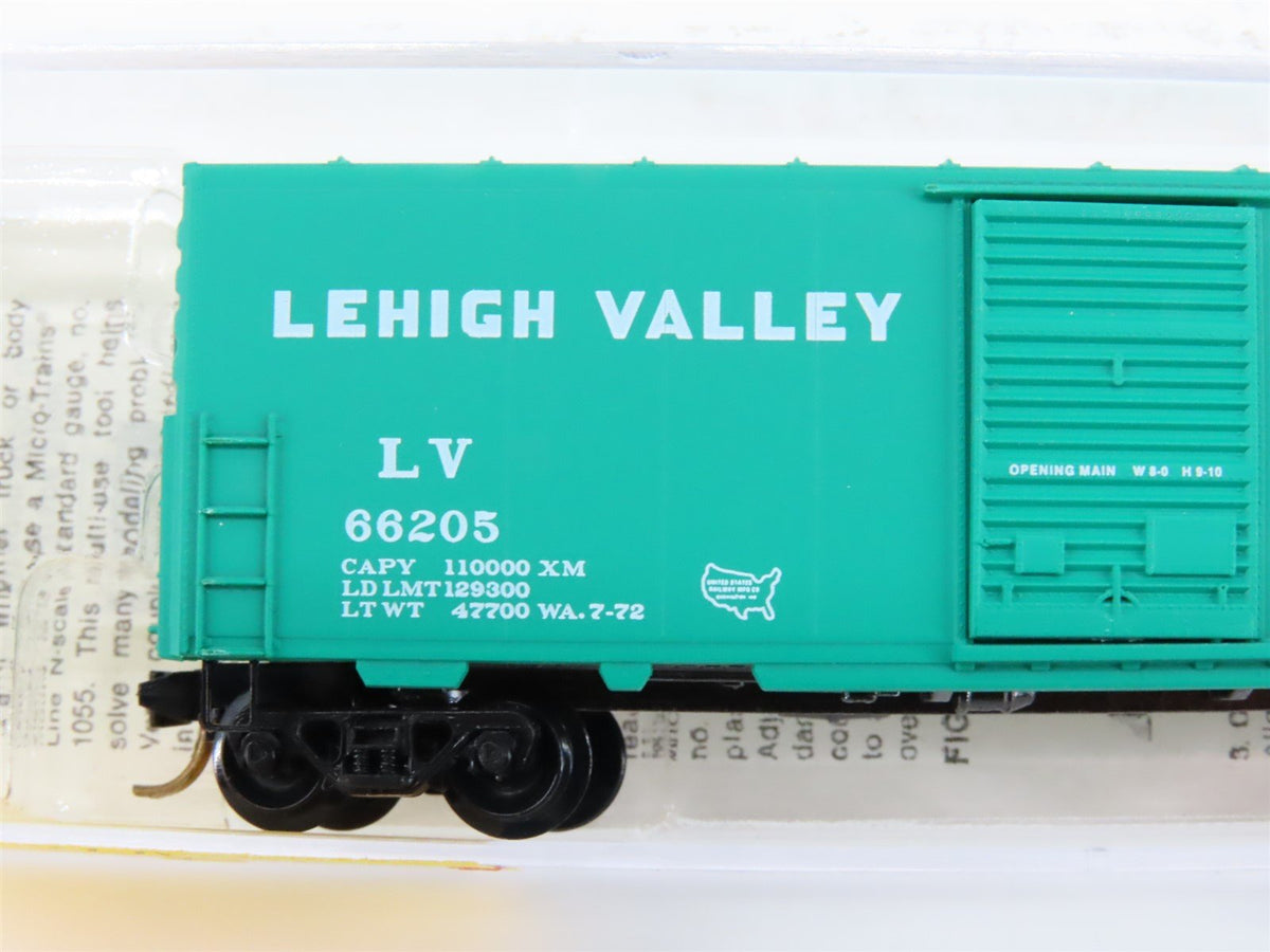 N Scale Micro-Trains MTL 24020 LV Lehigh Valley Railroad 40&#39; Box Car #66205