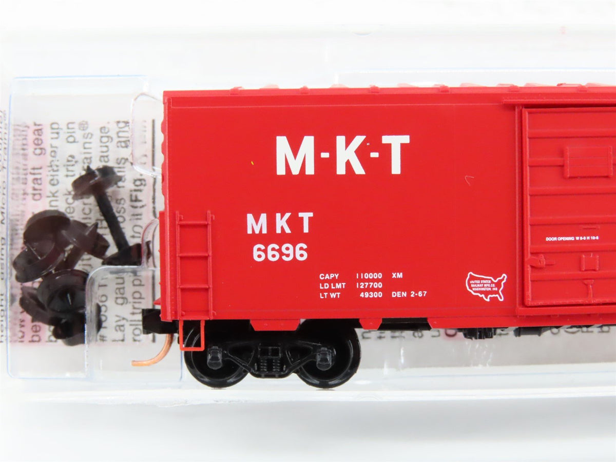 N Scale Micro-Trains MTL 24320 M-K-T Katy Railroad 40&#39; Single Door Box Car #6696