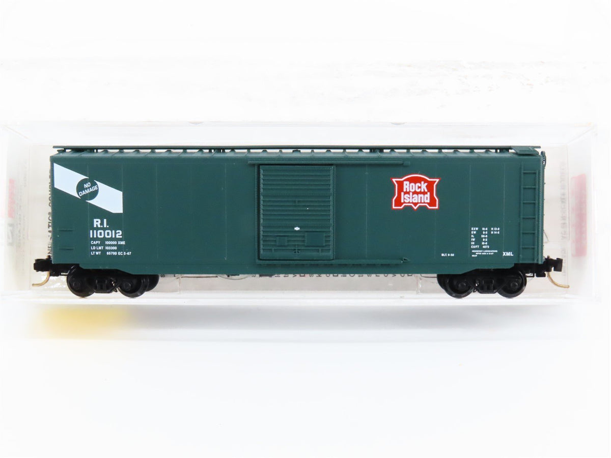 N Scale Micro-Trains MTL 31300 RI Rock Island Railroad 50&#39; Box Car #110012