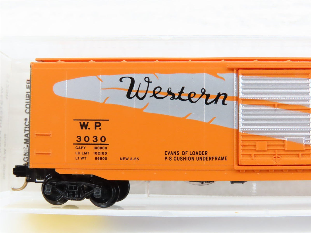 N Scale Micro-Trains MTL 31290 WP Western Pacific Feather 50&#39; Box Car #3030