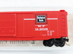 N Scale Micro-Trains MTL 31260 C&S Burlington Route 50' Single Door Box Car #924