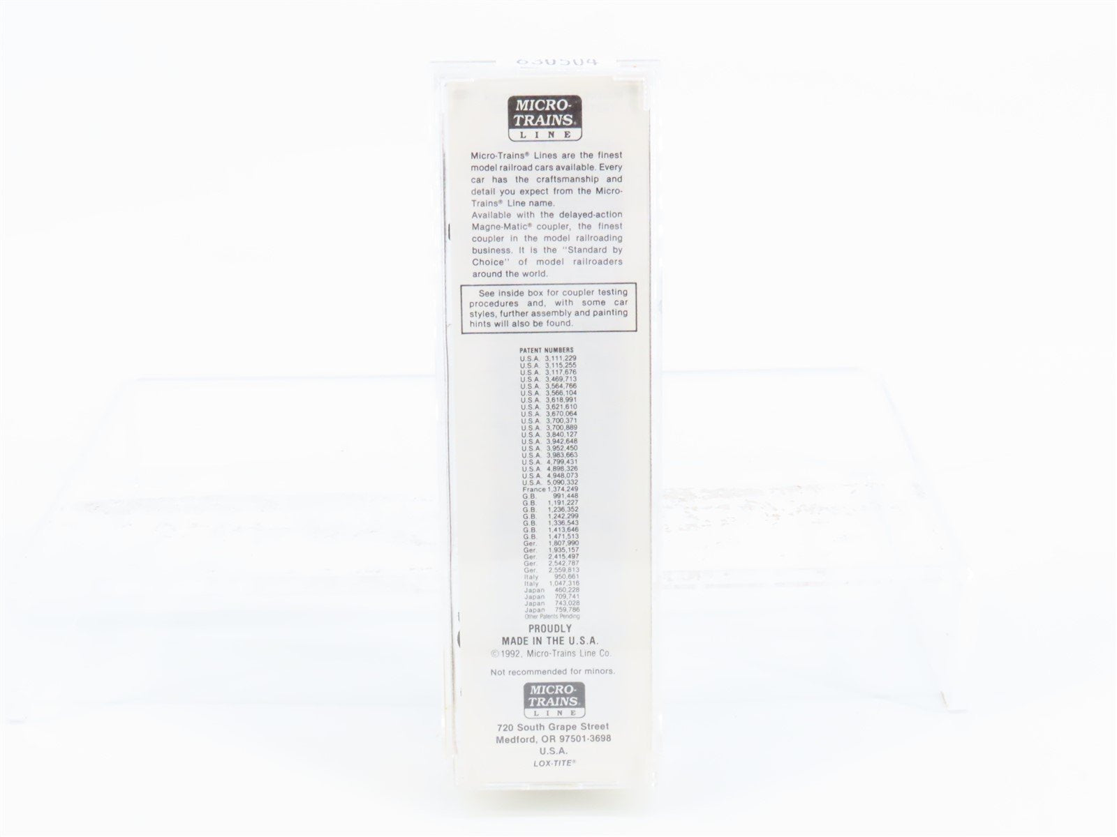 N Scale Micro-Trains MTL 33050 UP Union Pacific Railroad 50' Box Car #170523