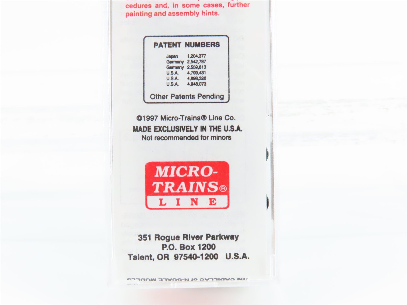 N Micro-Trains MTL 31060 NP Main Street Of The Northwest 50' Box Car #31430