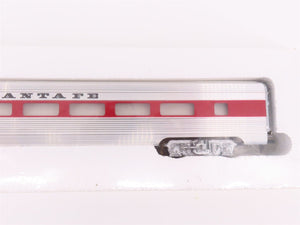 Lot of 4 HO Scale Mantua ATSF Santa Fe Aluminum Streamlined Passenger Cars