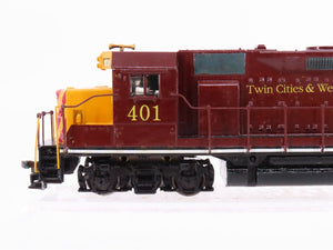 HO Scale Athearn TC&W Twin Cities & Western EMD GP35 Diesel #401 - Custom