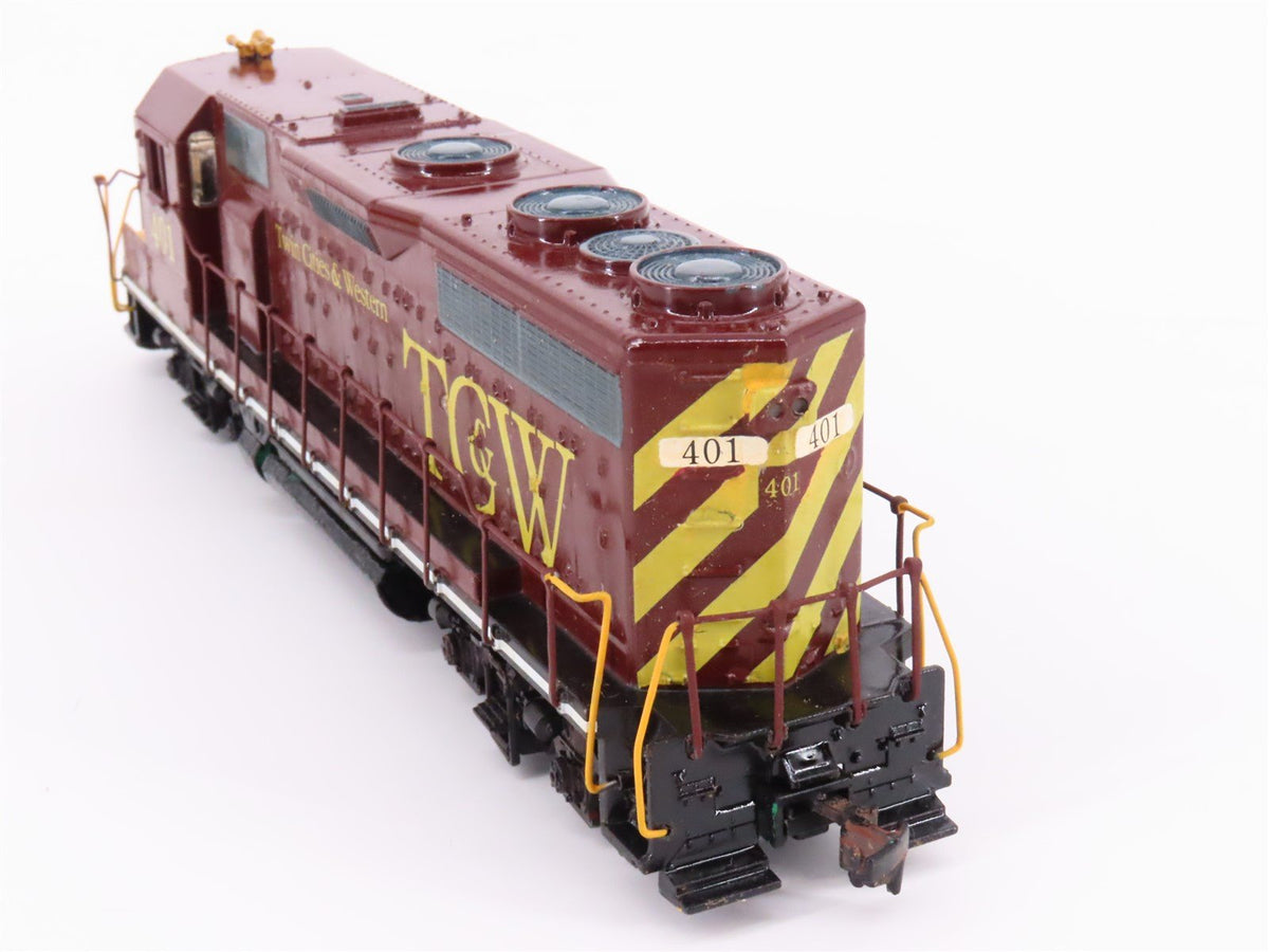 HO Scale Athearn TC&amp;W Twin Cities &amp; Western EMD GP35 Diesel #401 - Custom