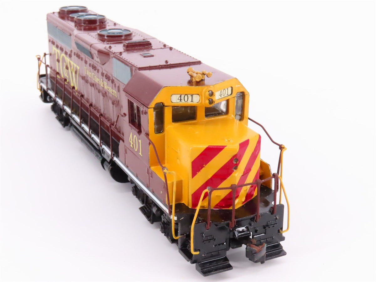 HO Scale Athearn TC&amp;W Twin Cities &amp; Western EMD GP35 Diesel #401 - Custom