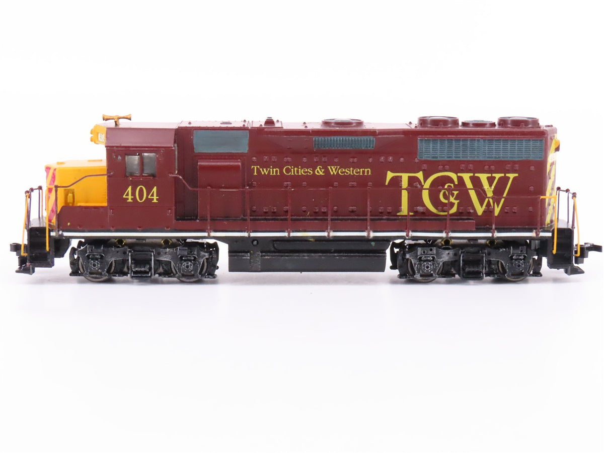 HO Scale Athearn TC&amp;W Twin Cities &amp; Western EMD GP35 Diesel #404 - Custom