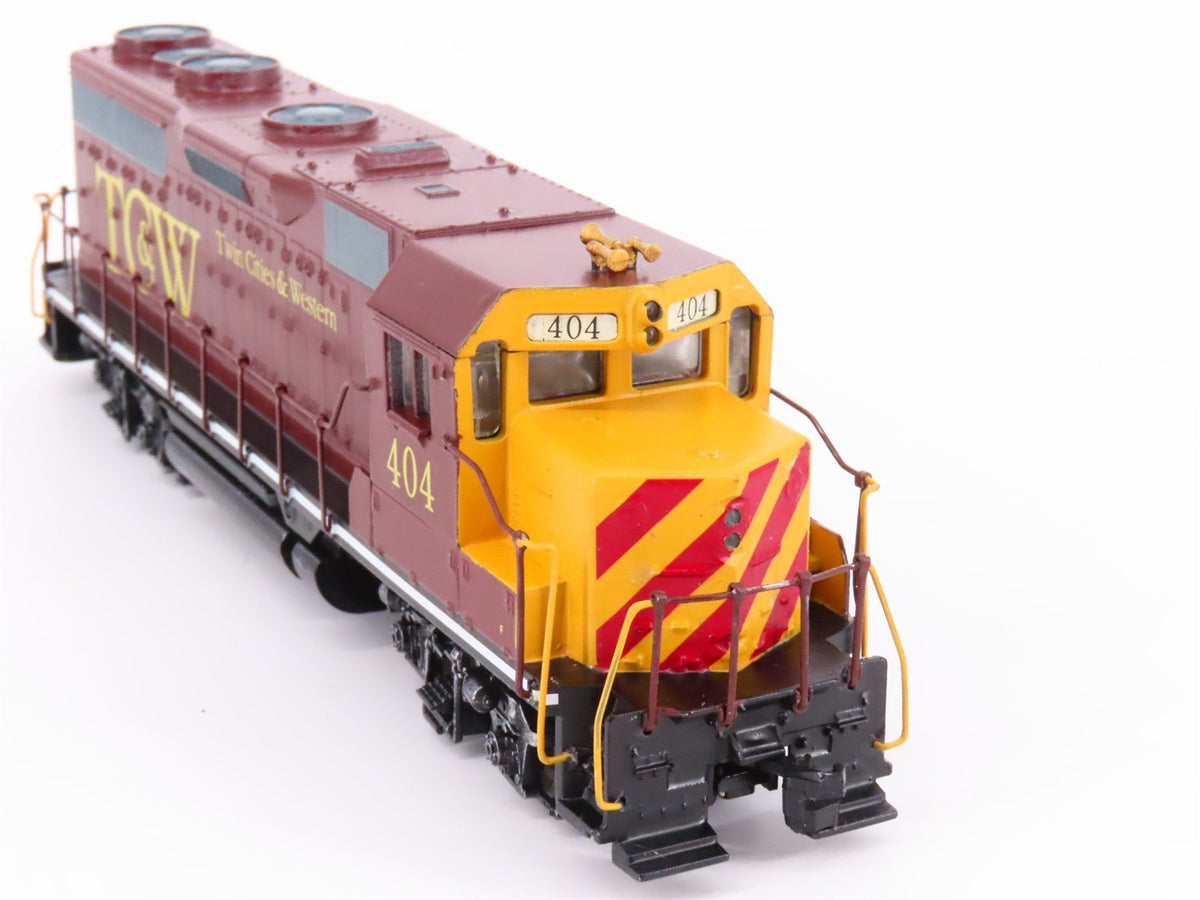 HO Scale Athearn TC&amp;W Twin Cities &amp; Western EMD GP35 Diesel #404 - Custom