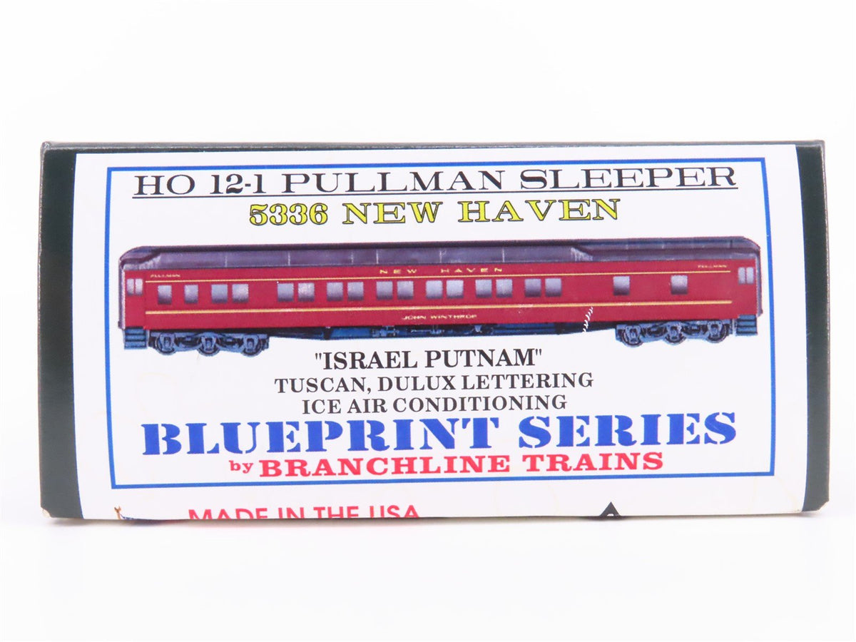 HO Scale Branchline Blueprint Kit 5336 NH 12-1 Sleeper Passenger &quot;Israel Putnam&quot;