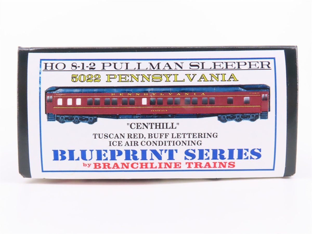 HO Scale Branchline Blueprint Kit #5022 PRR 8-1-2 Sleeper Passenger &quot;Centhill&quot;