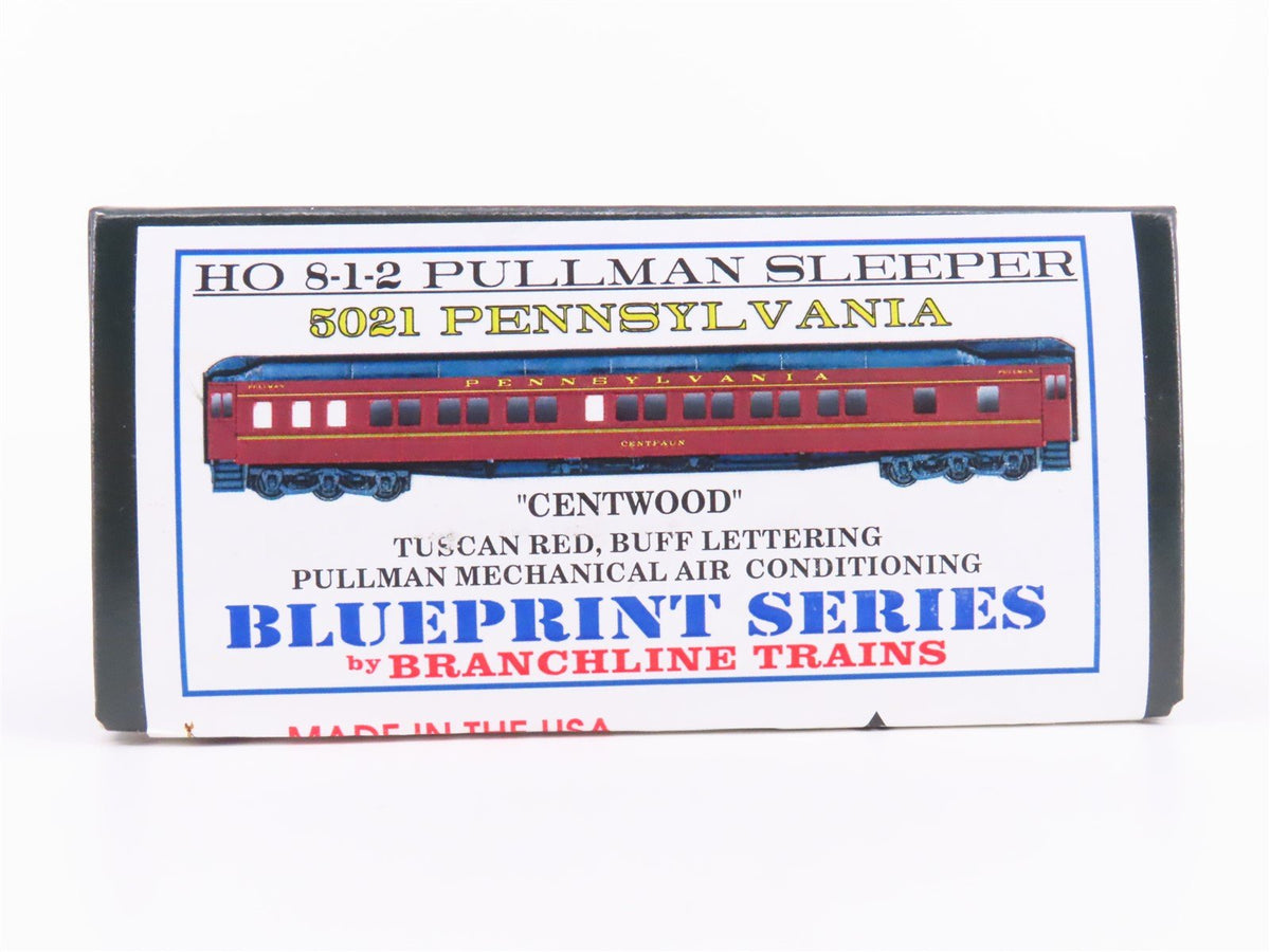 HO Scale Branchline Blueprint Kit #5021 PRR 8-1-2 Sleeper Passenger &quot;Centwood&quot;