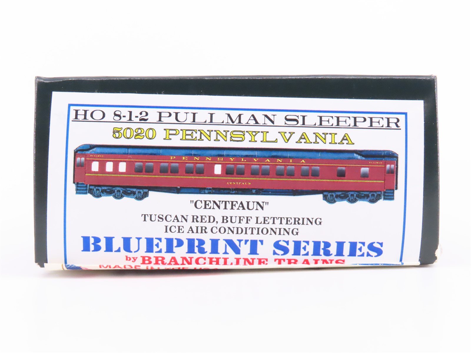 HO Scale Branchline Blueprint Kit #5020 PRR 8-1-2 Sleeper Passenger "Centfaun"