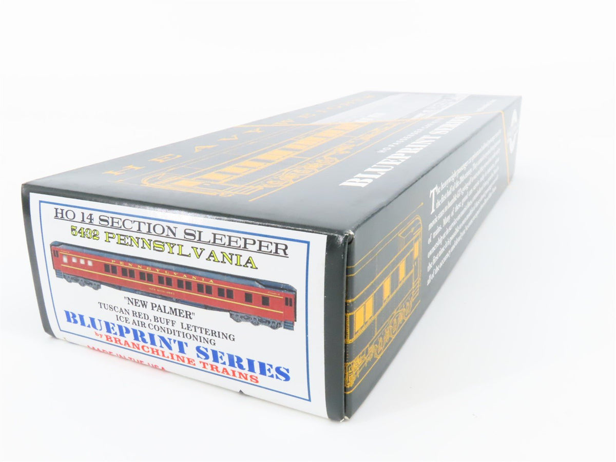 HO Branchline Blueprint Kit #5432 PRR 14 Section Sleeper Passenger &quot;New Palmer&quot;