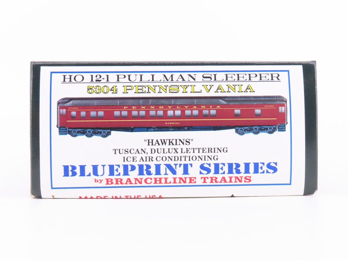 HO Scale Branchline Blueprint Kit #5304 PRR 12-1 Sleeper Passenger &quot;Hawkins&quot;