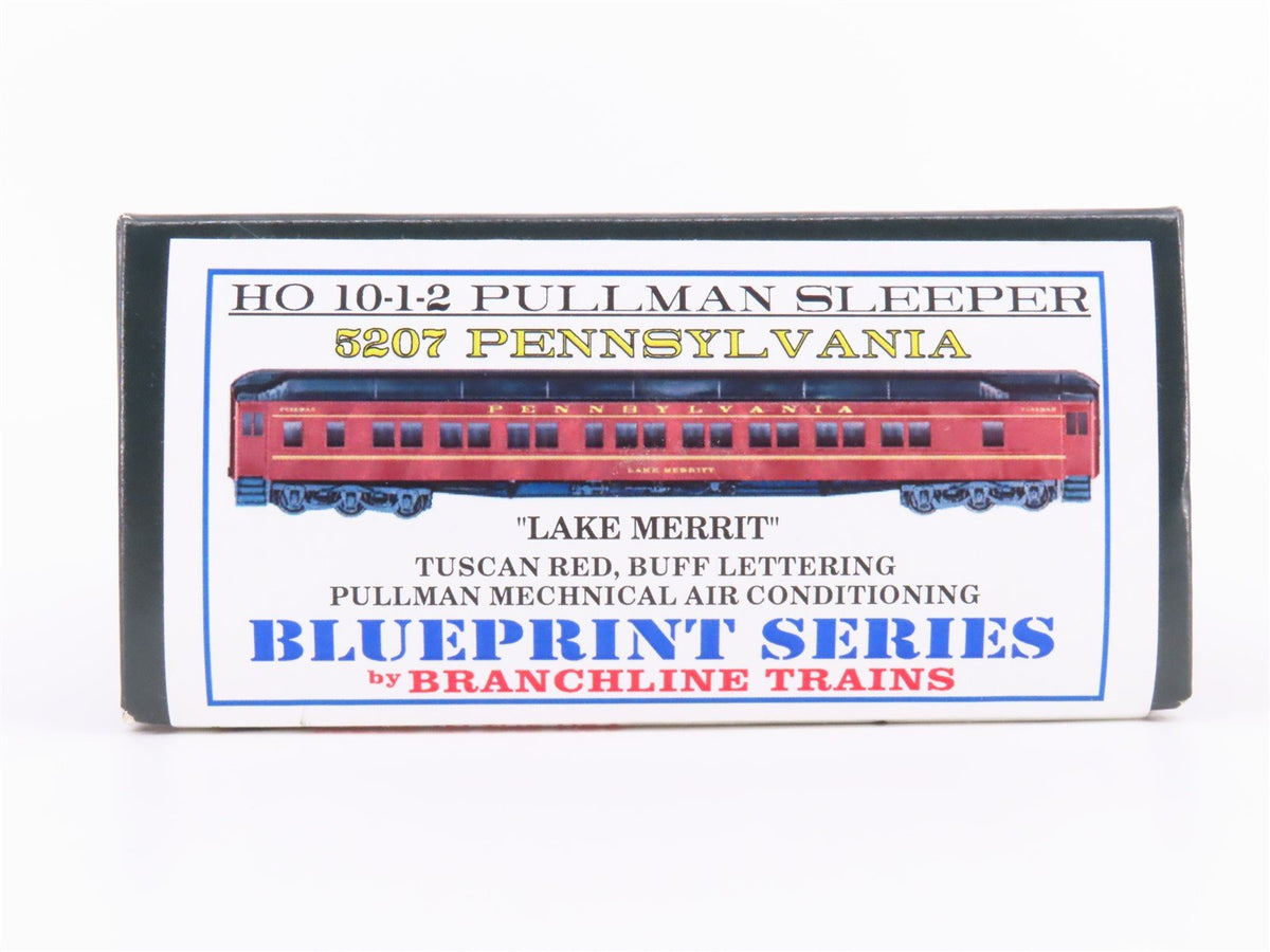 HO Branchline Blueprint Kit #5207 PRR 10-1-2 Sleeper Passenger &quot;Lake Merritt&quot;