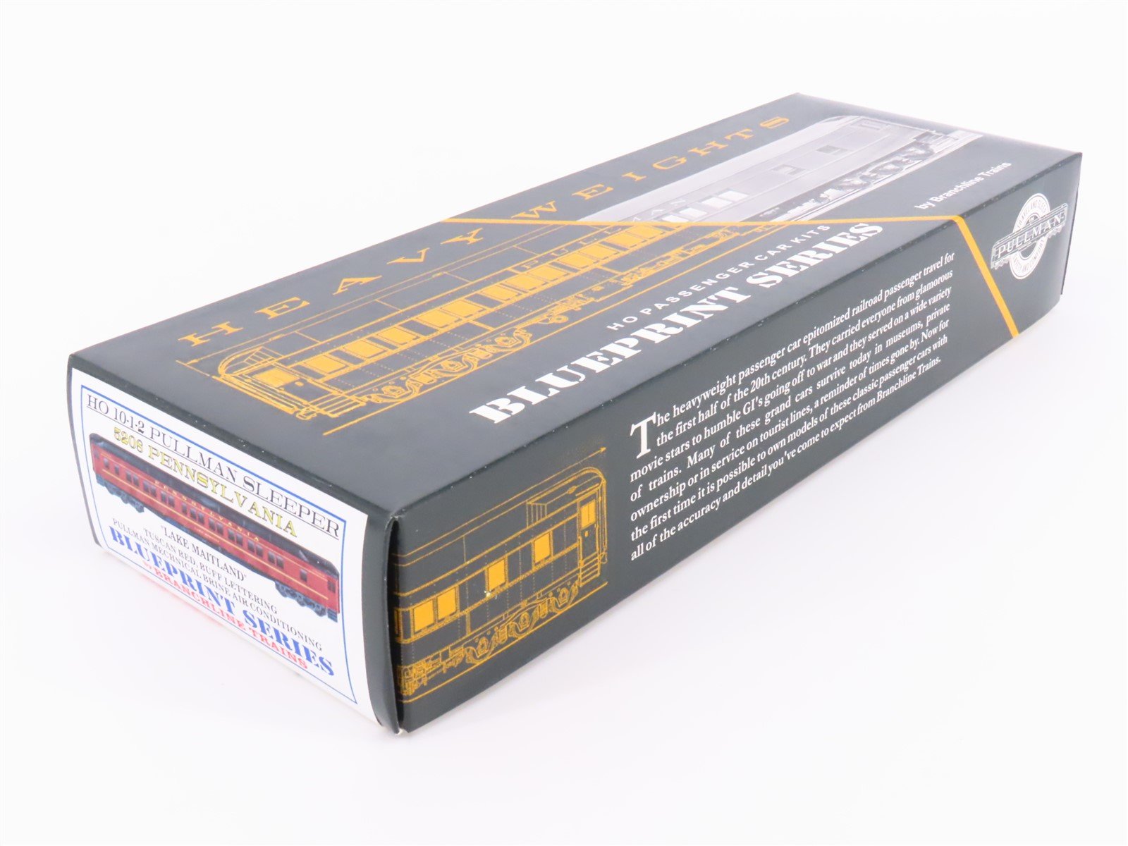 HO Branchline Blueprint Kit #5208 PRR 10-1-2 Sleeper Passenger 