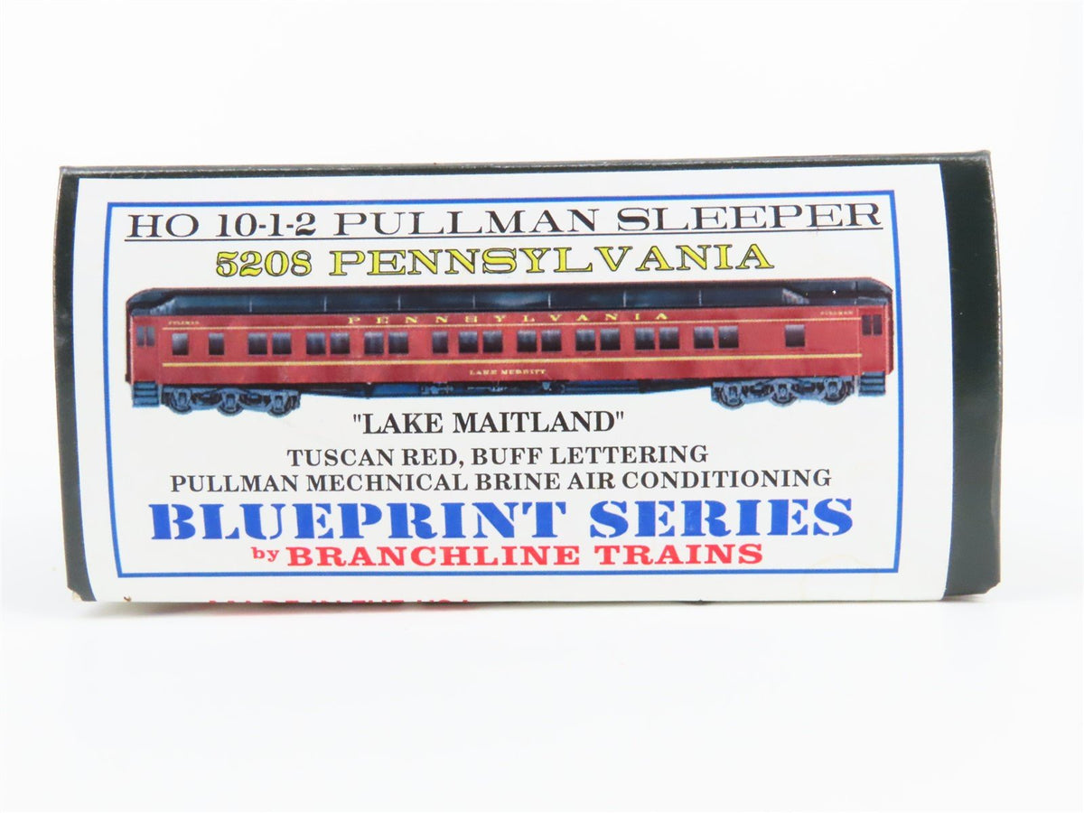HO Branchline Blueprint Kit #5208 PRR 10-1-2 Sleeper Passenger &quot;Lake Maitland&quot;