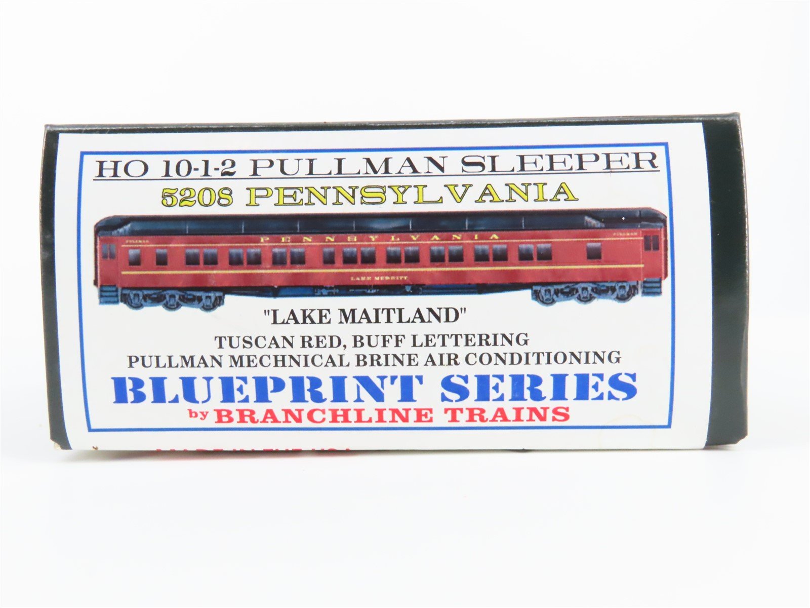 HO Branchline Blueprint Kit #5208 PRR 10-1-2 Sleeper Passenger "Lake Maitland"