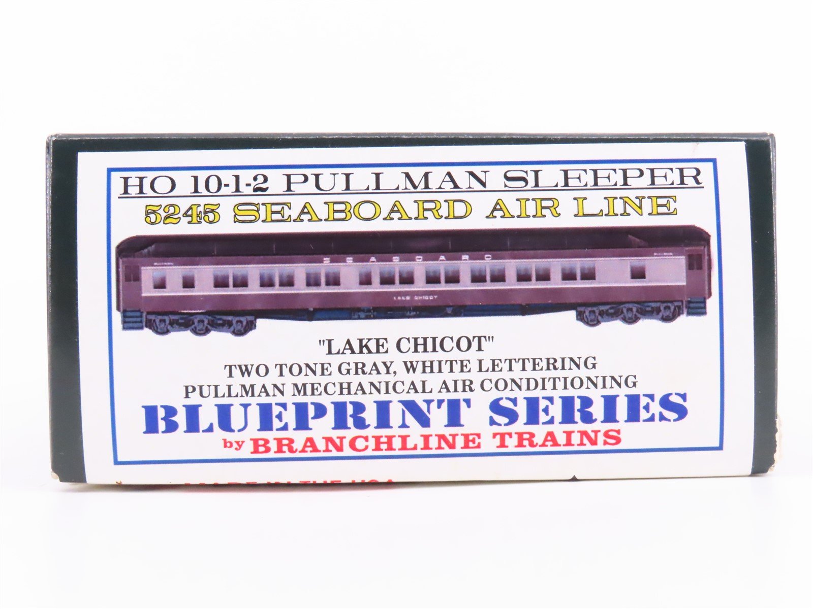HO Branchline Blueprint Kit 5245 SAL 10-1-2 Sleeper Passenger "Lake Chicot"