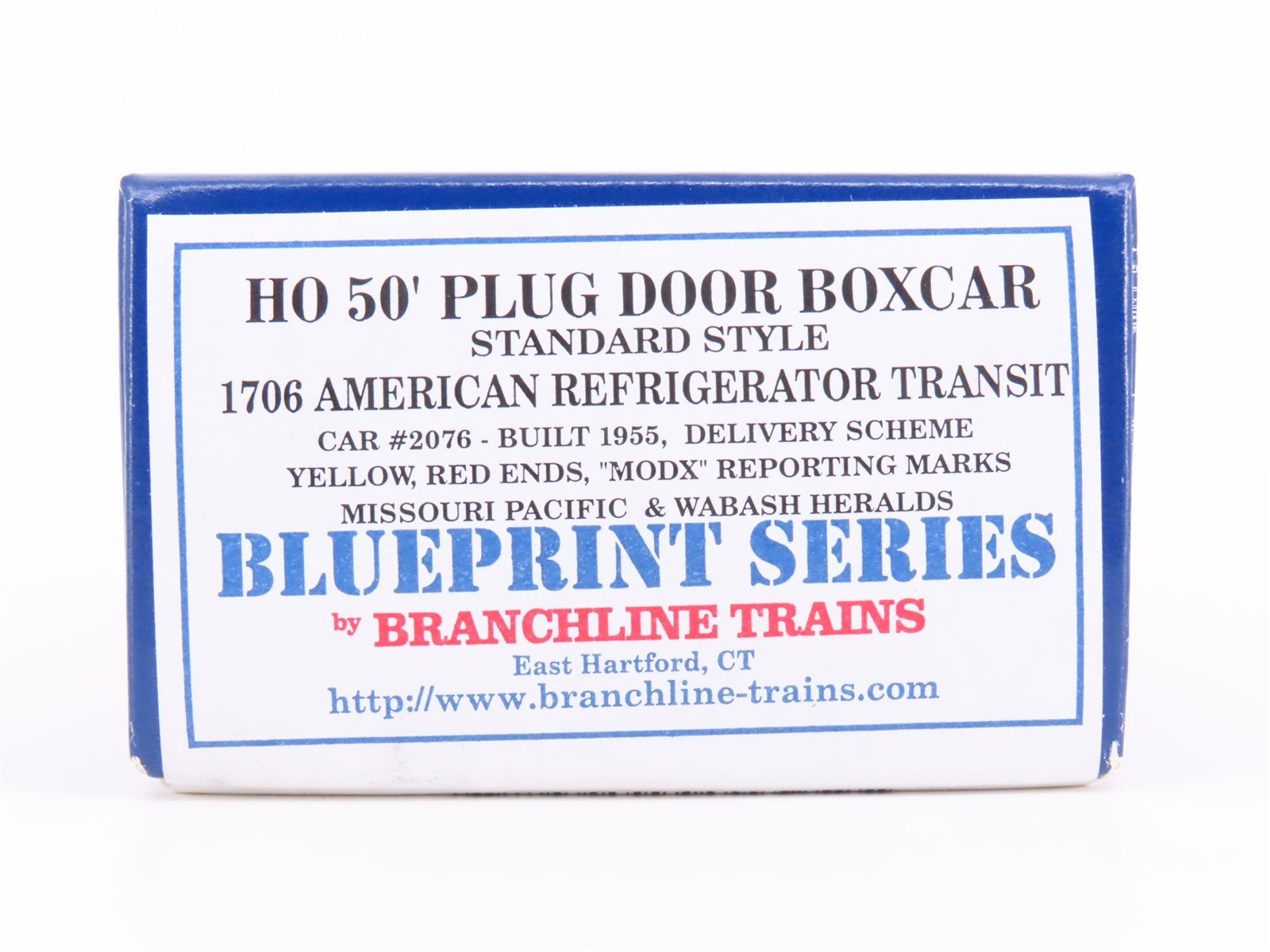 HO Scale Branchline Blueprint Series Kit 1706 MODX UP MP WAB 50' Box Car #2076