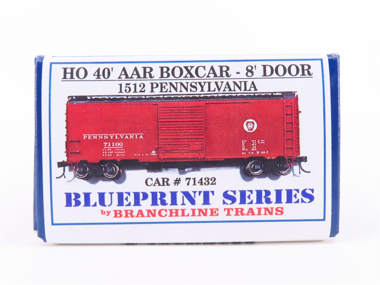 HO Scale Branchline Blueprint Series Kit 1512 PRR Pennsylvania 40' Boxcar #71432