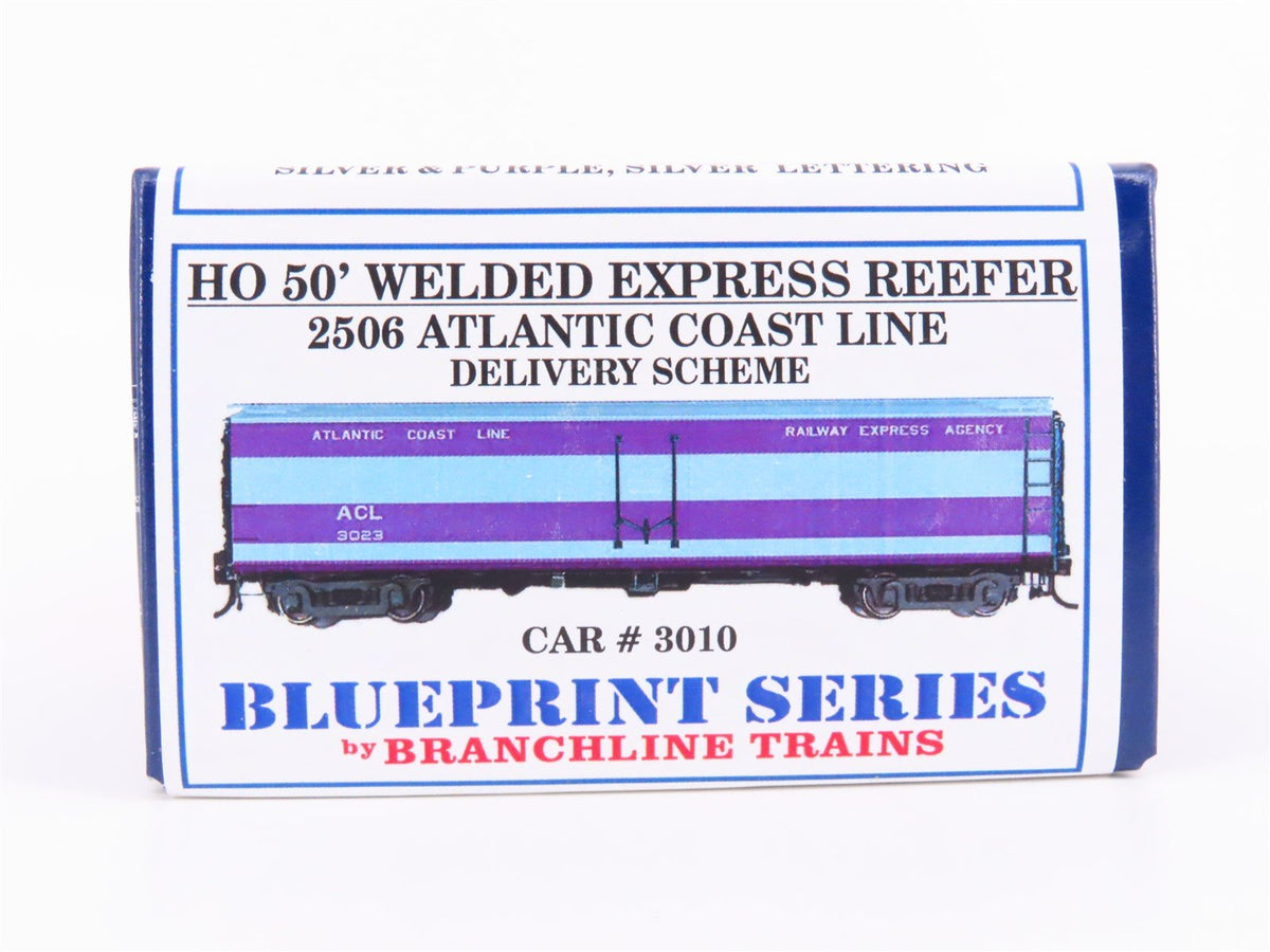 HO Scale Branchline Blueprint Series Kit #2506 ACL 50&#39; Express Reefer #3010