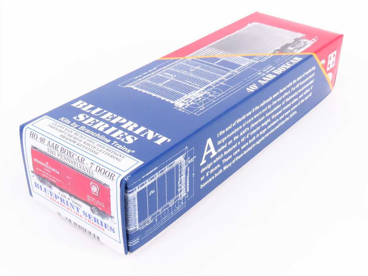 HO Branchline Blueprint Series Kit #1521 PRR Pennsylvania 40&#39; Box Car #70826