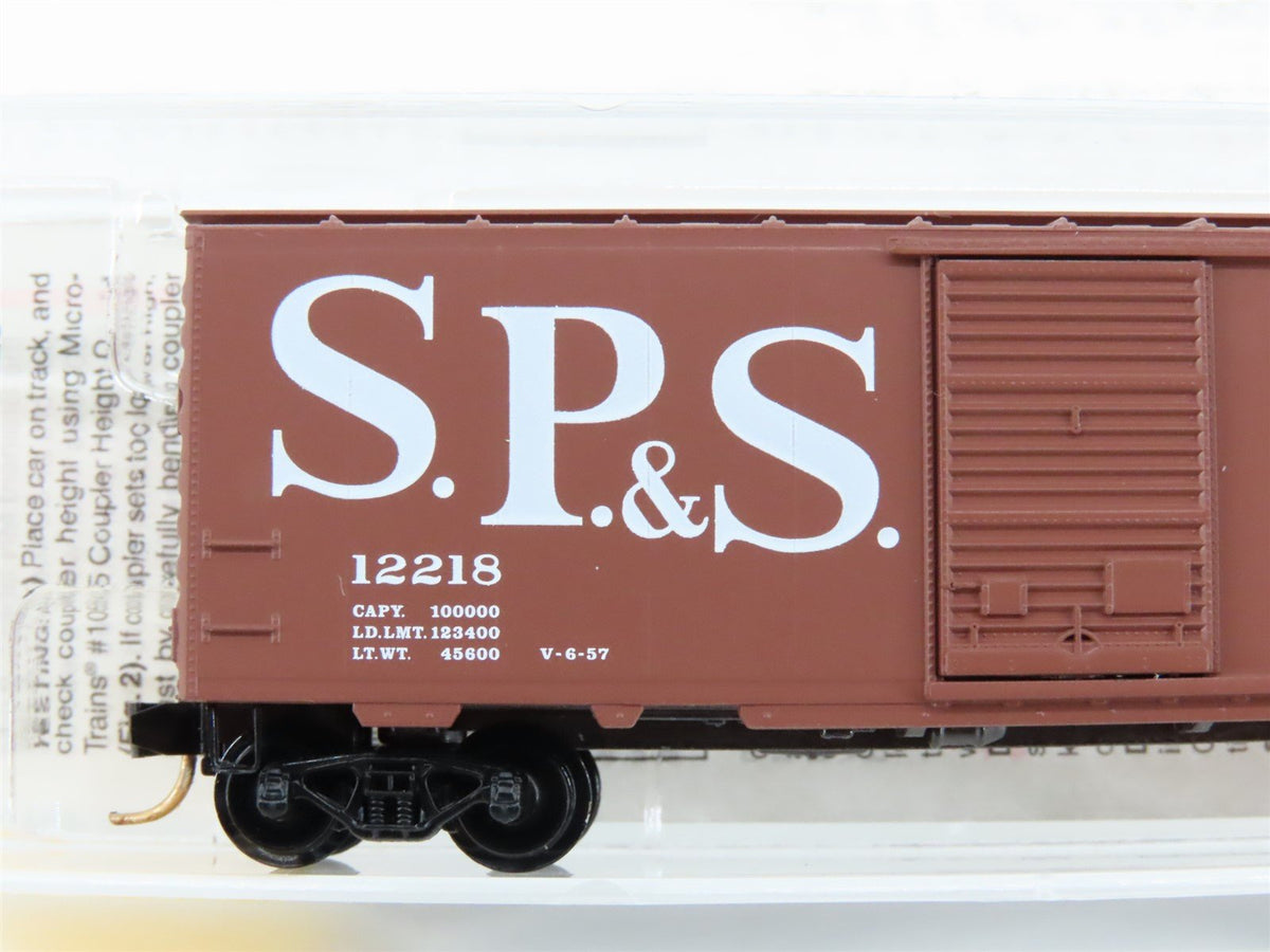 N Scale Micro-Trains MTL 20850 SP&amp;S Spokane Portland &amp; Seattle Box Car #12218