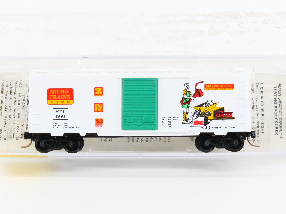 N Scale Micro-Trains Line MTL 20086 40&#39; Single Door Box Car #1991