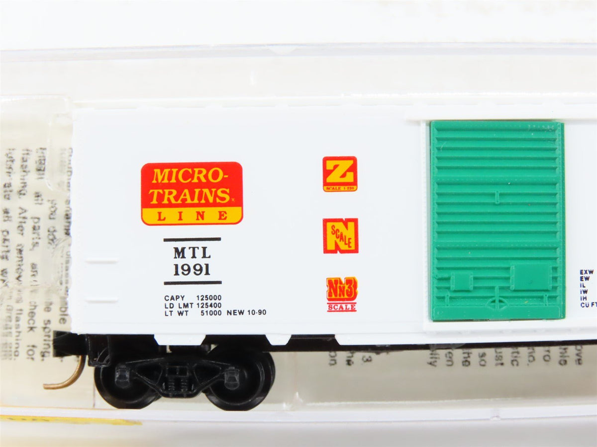 N Scale Micro-Trains Line MTL 20086 40&#39; Single Door Box Car #1991