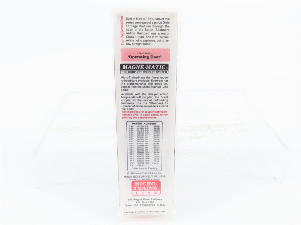 N Scale Micro-Trains MTL 20660 SAL Silver Comet 40&#39; Single Door Box Car #24863