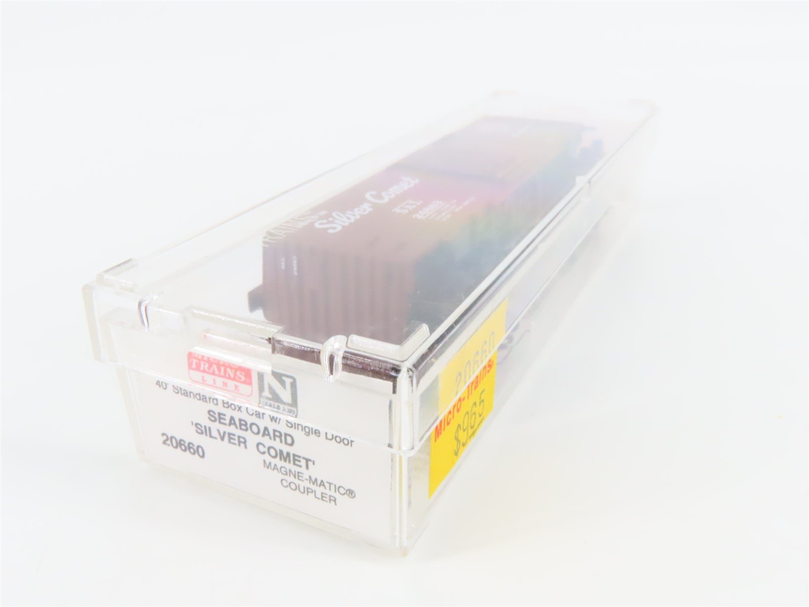 N Scale Micro-Trains MTL 20660 SAL Silver Comet 40' Single Door Box Car #24863