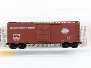 N Scale Micro-Trains MTL 20950 CGW Chicago Great Western 40' Box Car #90017