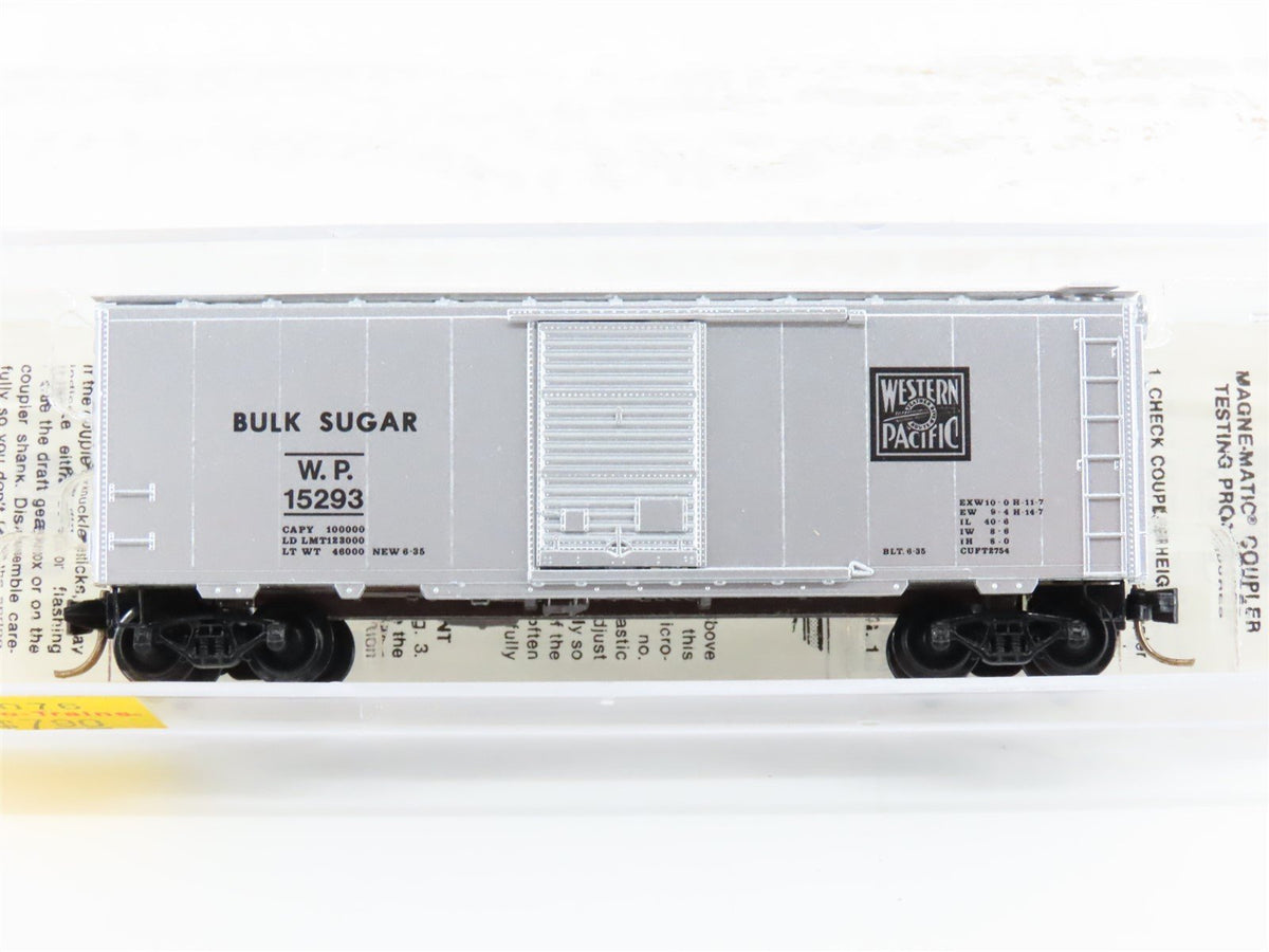 N Scale Micro-Trains MTL 20076 WP Western Pacific &quot;Bulk Sugar&quot; 40&#39; Boxcar #15293