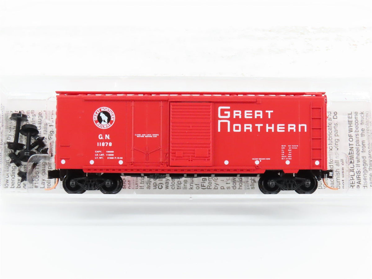 N Scale Micro-Trains MTL 22020 GN Great Northern Railroad 40&#39; Box Car #11878