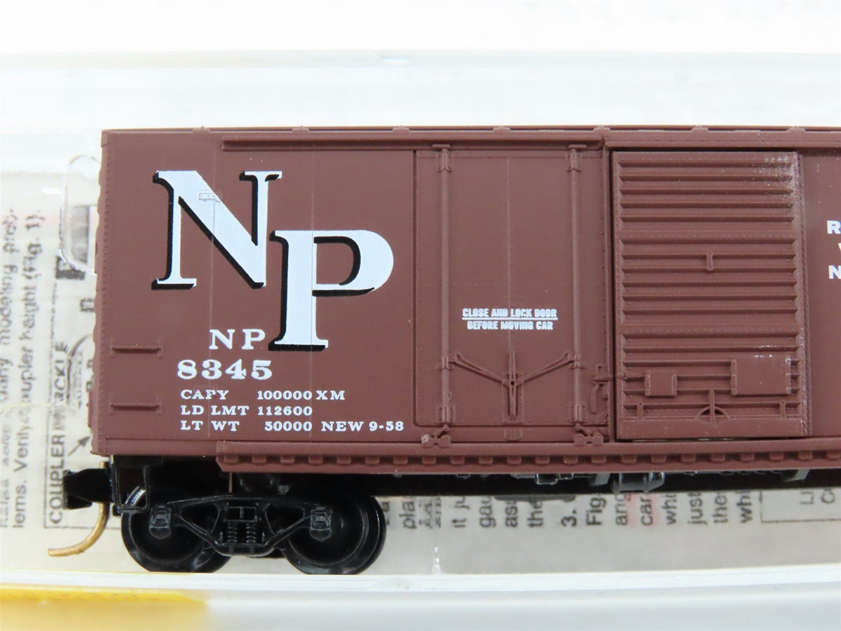 N Scale Micro-Trains MTL 22040 NP Northern Pacific Railway 40&#39; Box Car #8345