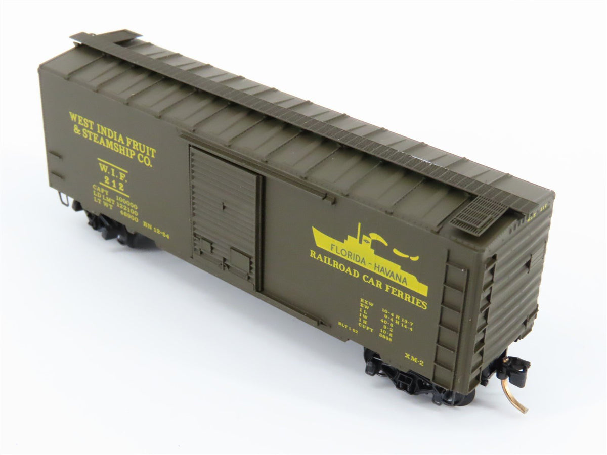 N Scale Micro-Trains MTL 20450 WIF West India Fruit 40&#39; Single Door Box Car #212