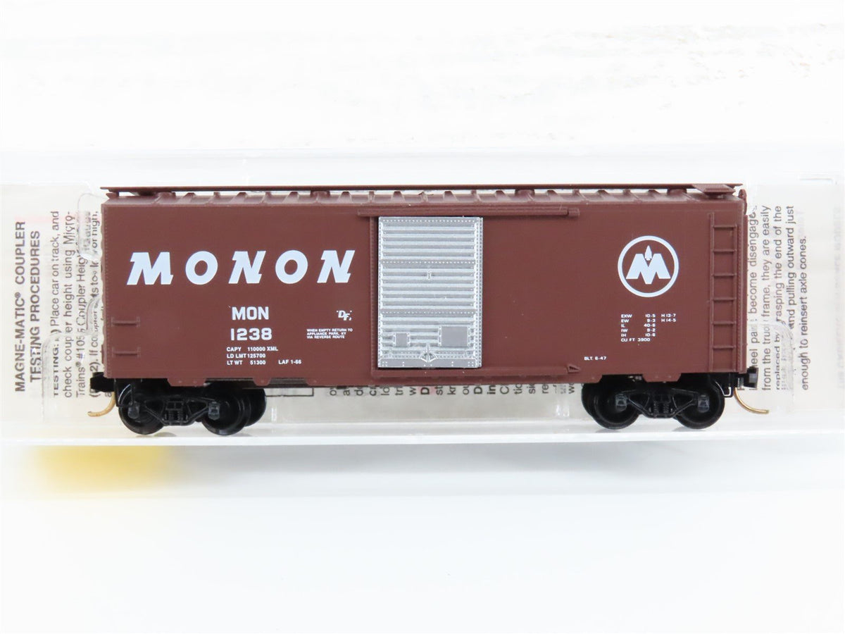 N Scale Micro-Trains MTL 20770 MON Monon Railroad 40&#39; Single Door Box Car #1238