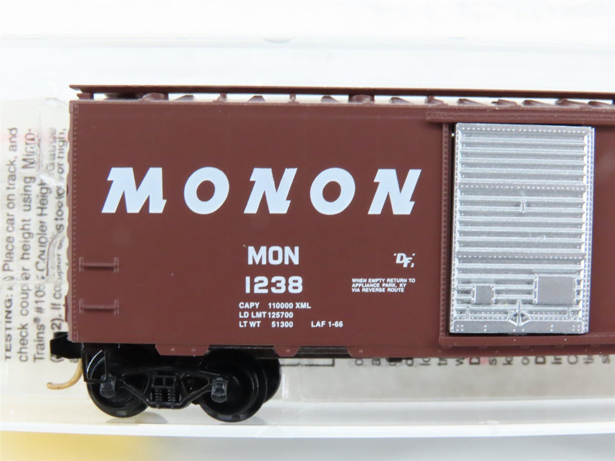 N Scale Micro-Trains MTL 20770 MON Monon Railroad 40&#39; Single Door Box Car #1238