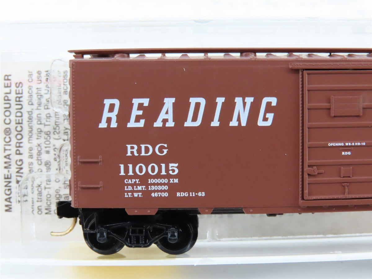 N Scale Micro-Trains MTL 20810 RDG Reading Lines 40&#39; Single Door Box Car #110015