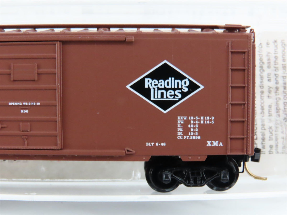 N Scale Micro-Trains MTL 20810 RDG Reading Lines 40&#39; Single Door Box Car #110015