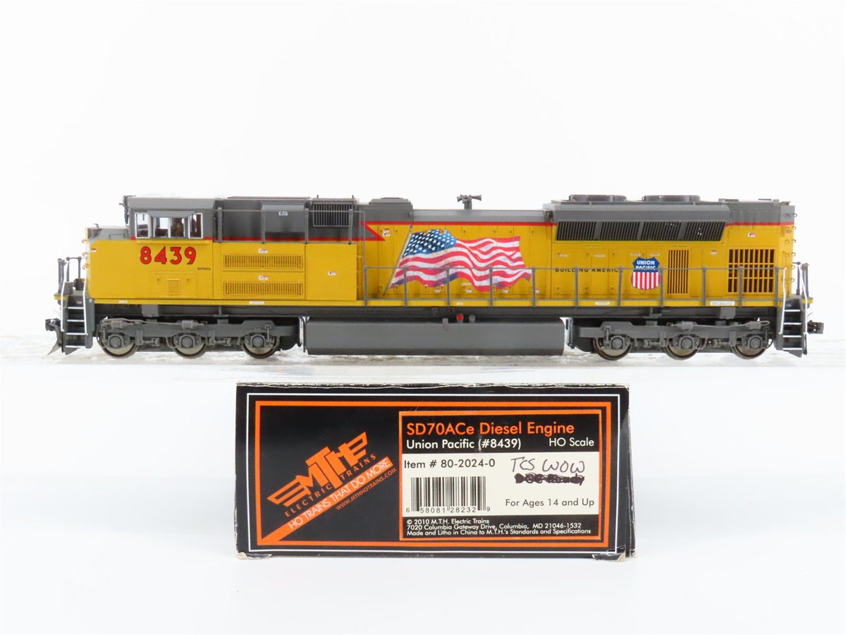 HO Scale MTH 80-2024-0 UP Railway SD70ACe Diesel #8439 wDCC ONLY &amp; Sound