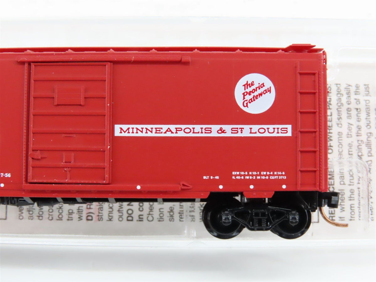 N Scale Micro-Trains MTL 20860 M&amp;StL &quot;The Peoria Gateway&quot; 40&#39; Box Car #54154