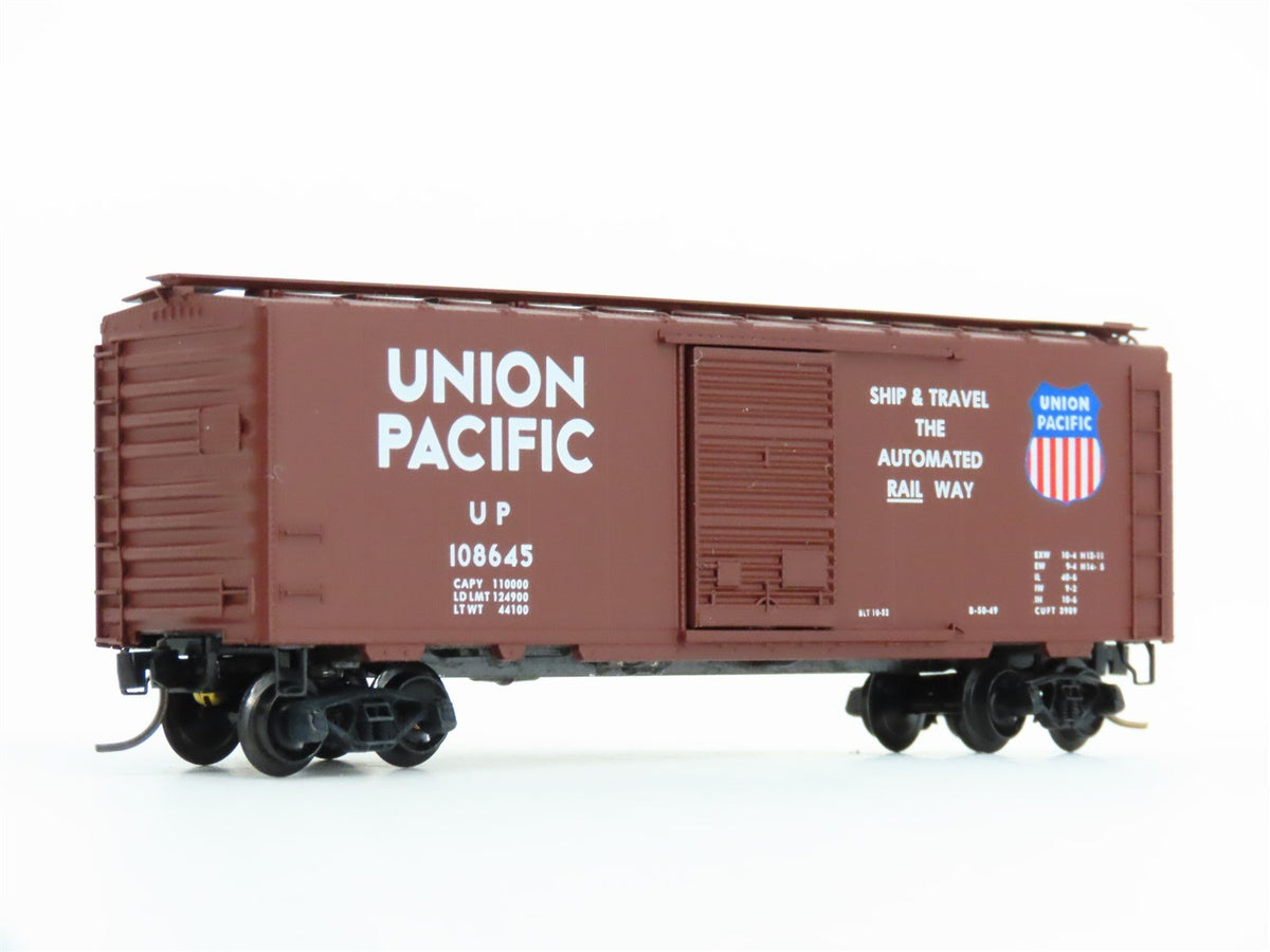 N Scale Kadee Micro-Trains MTL 20710 UP Union Pacific 40&#39; Box Car #108645