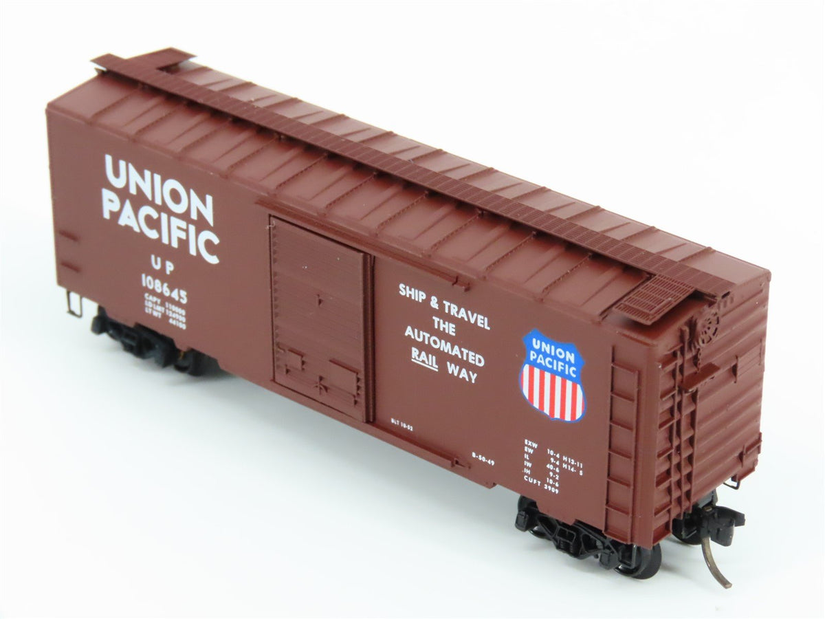 N Scale Kadee Micro-Trains MTL 20710 UP Union Pacific 40&#39; Box Car #108645