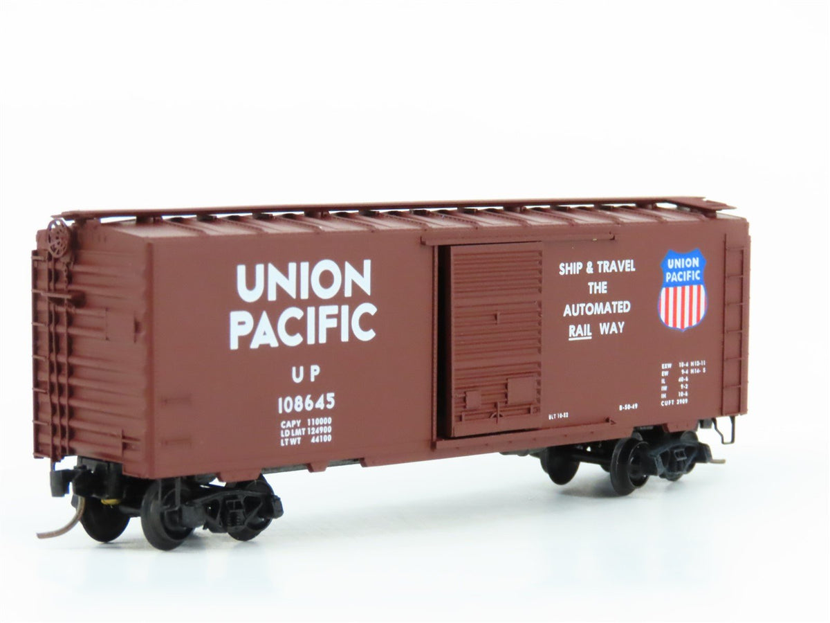 N Scale Kadee Micro-Trains MTL 20710 UP Union Pacific 40&#39; Box Car #108645