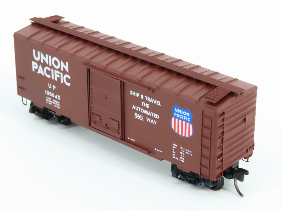 N Scale Kadee Micro-Trains MTL 20710 UP Union Pacific 40&#39; Box Car #108645